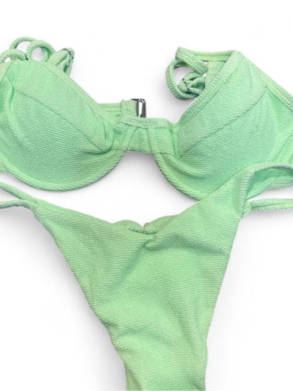 Dippin' Daisy's Mint Green Textured Bikini Set